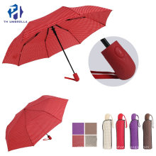 3 Folding Auto Open Rain Umbrella/Fashion Lady Umbrella with Dots Printing